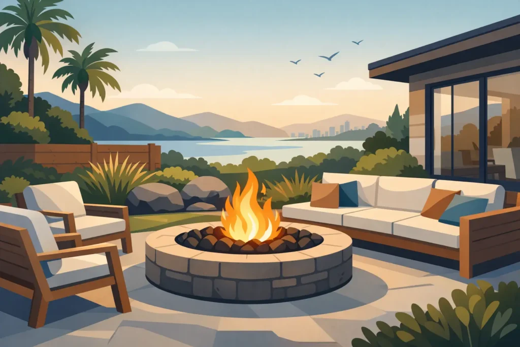 Outdoor Fire Pit Installation for Bay Area Homes