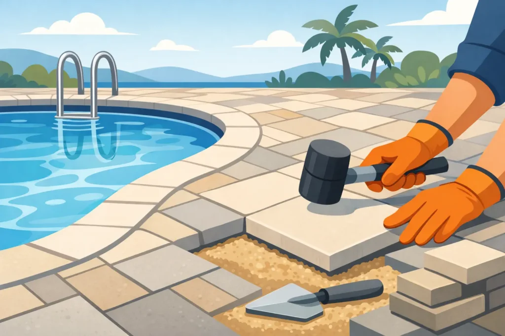 Pool Deck Paver Installation Built to Last