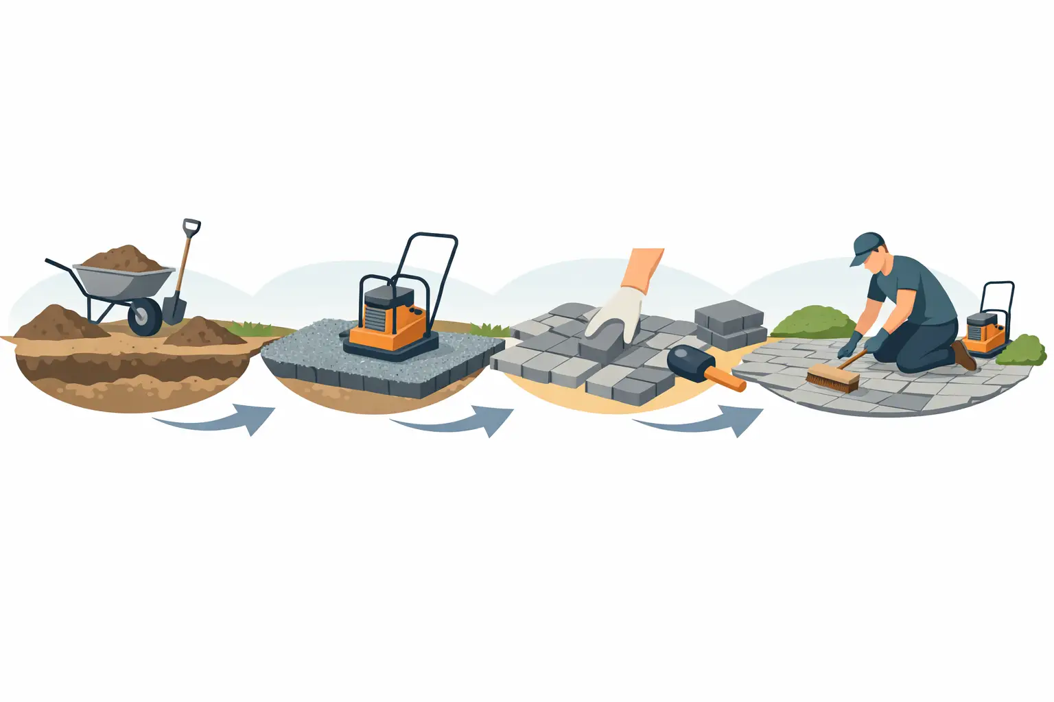 Your Paver Installation Timeline, Step by Step