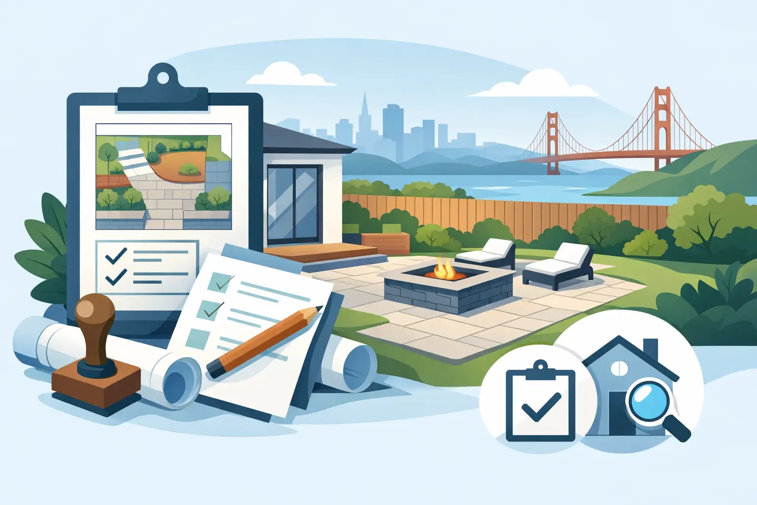 Bay Area Hardscape Permit Guide for Homeowners