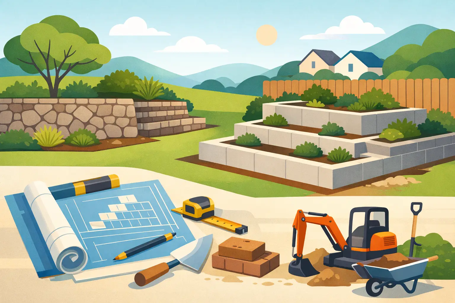 How to Plan Retaining Walls for Your Yard