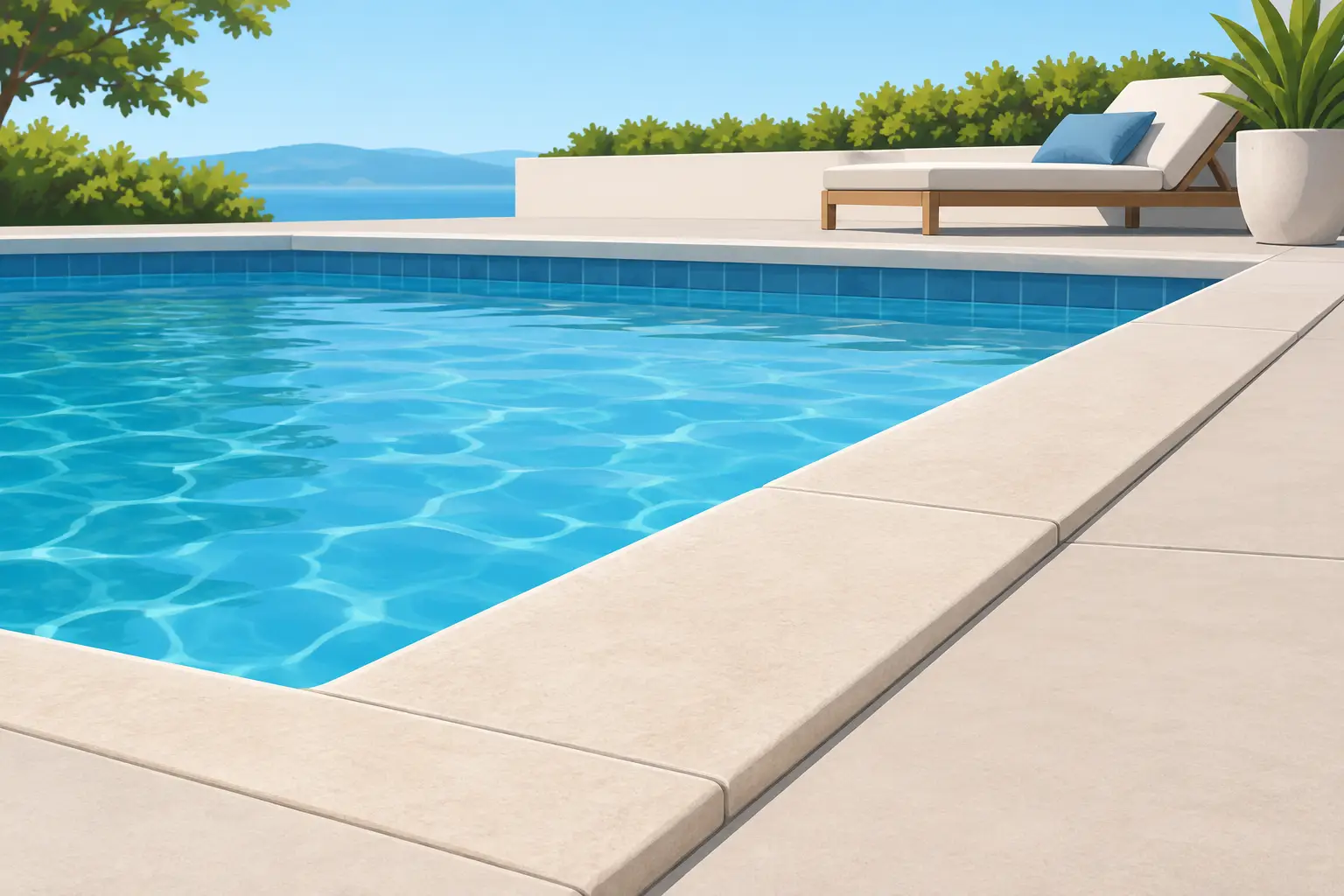 Pool Coping That Makes a Pool Deck Feel Finished