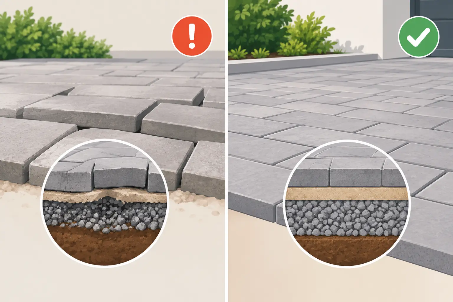 Why Pavers Shift and How a Solid Base Prevents It